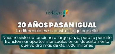 FORTALEZA: twenty years pass anyway—the difference is building equity